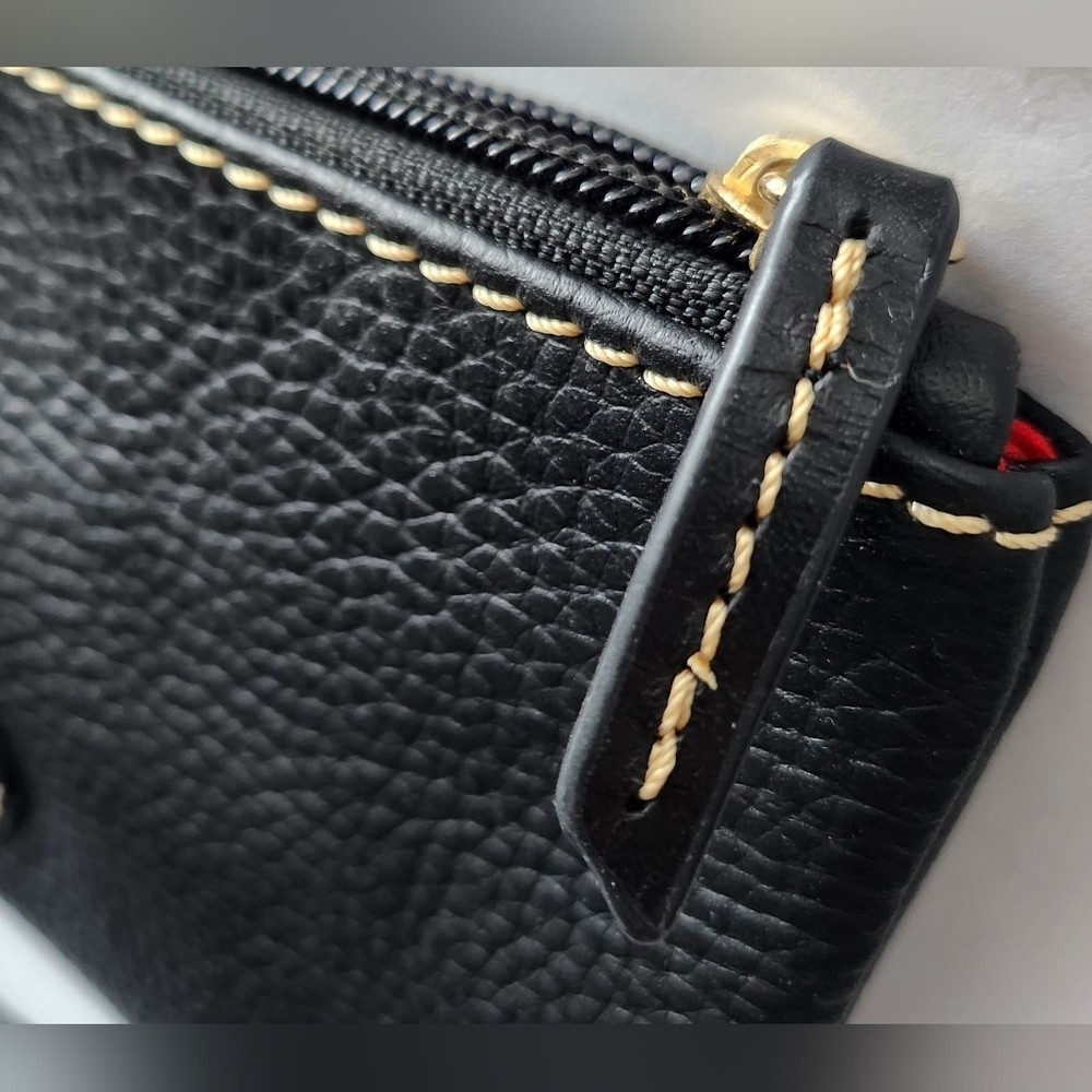 Dooney Black ID Zip Pouch - Picture 5 of 15